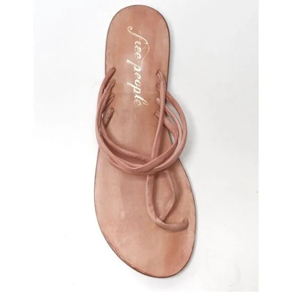 FREE PEOPLE Kayla Soft Strappy Sandals / Sweetheart Sunrise