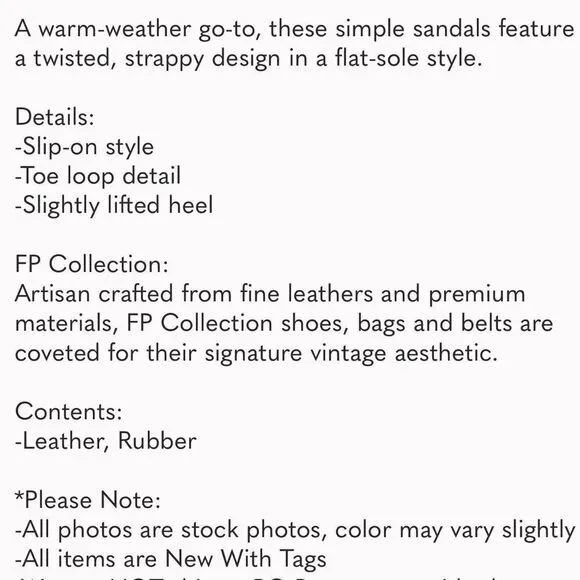 FREE PEOPLE Kayla Soft Strappy Sandals / Sweetheart Sunrise
