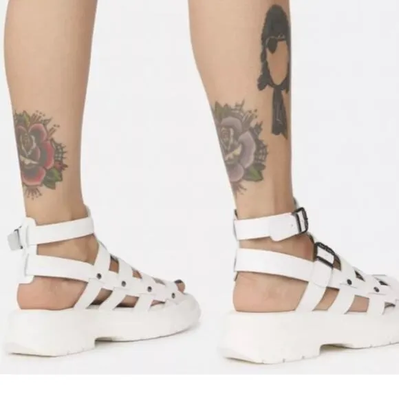 Free People  LIMITED EDITION Gia Gladiator Sandals Sz 38