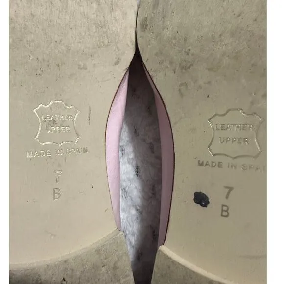 French Sole FS/NY Index Ballet Flats Women's 7B Pink Blush Leather
