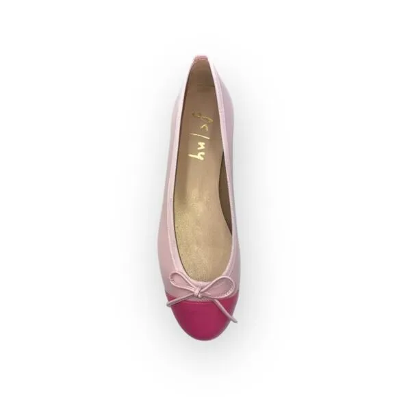 French Sole FS/NY Index Ballet Flats Women's 7B Pink Blush Leather