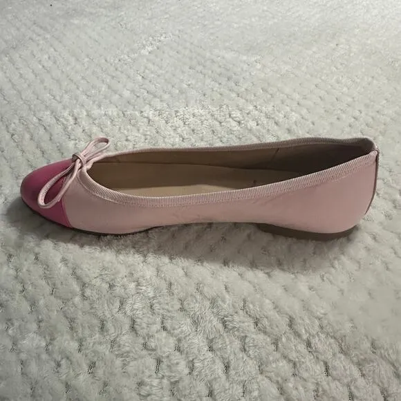 French Sole FS/NY Index Ballet Flats Women's 7B Pink Blush Leather