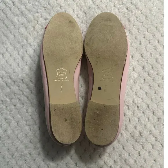 French Sole FS/NY Index Ballet Flats Women's 7B Pink Blush Leather