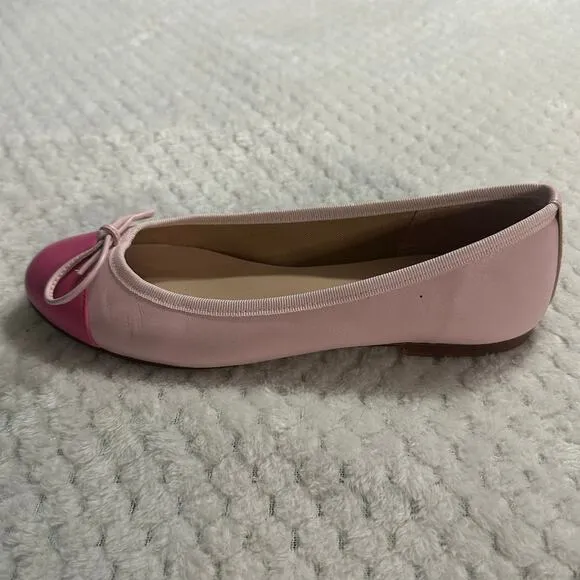 French Sole FS/NY Index Ballet Flats Women's 7B Pink Blush Leather