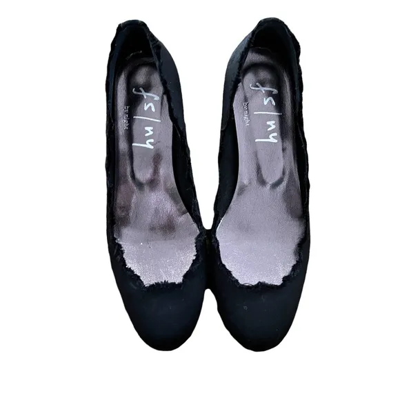 FRENCH SOLE NEW YORK by Telegram Night Satin Block Heel Women’s Shoes Size 7