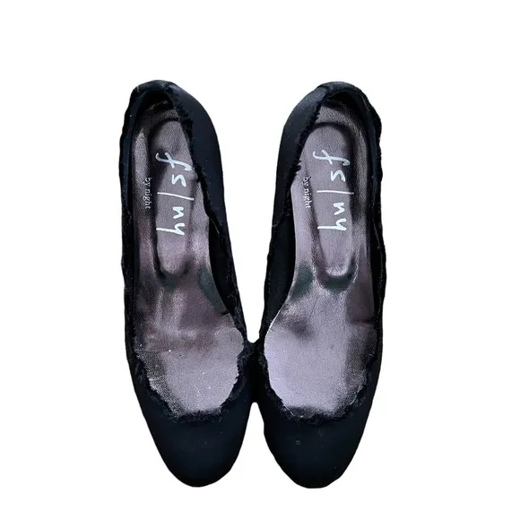 FRENCH SOLE NEW YORK by Telegram Night Satin Block Heel Women’s Shoes Size 7