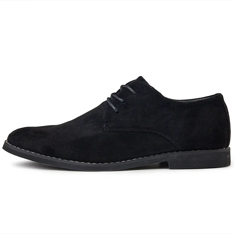 Frosted Leather British Style Board Shoes for Men