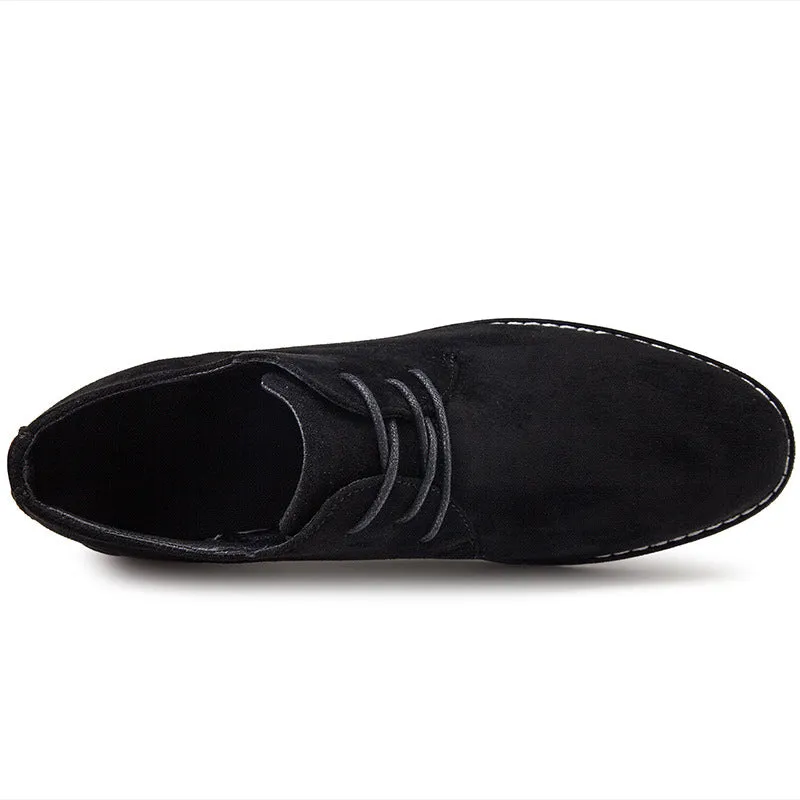 Frosted Leather British Style Board Shoes for Men