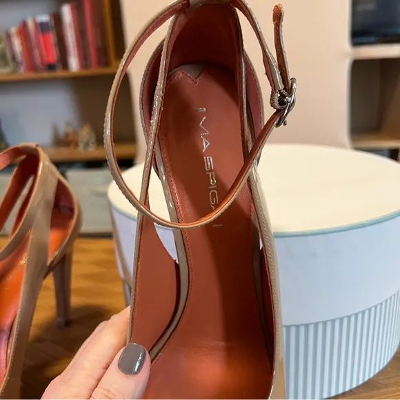 Genuine Leather Via Spiga Heels