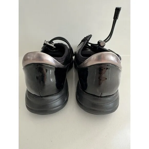 Geox  Respira  bling Women's  Sneakers Italian Patent Leather Shoe bronze Size 8