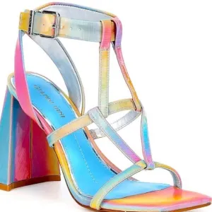 Gianni Bini Bexxile Strappy Square Toe Sandals