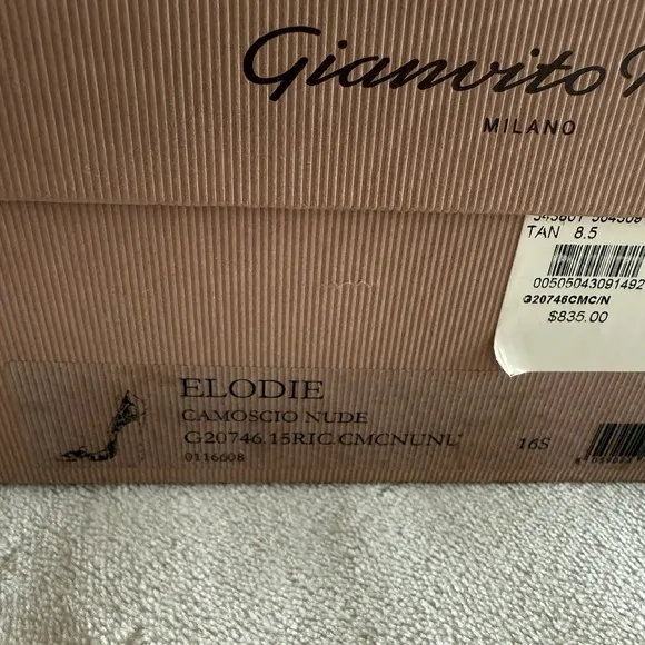 Gianvito Rossi camoscio Elodie Elegant Lace Stiletto Heels - Cream 8 1/2 8.5