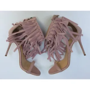 Giuseppe Zanotti Mistico Fringe Suede Leather Sandals NEW Size 37 Retail $995