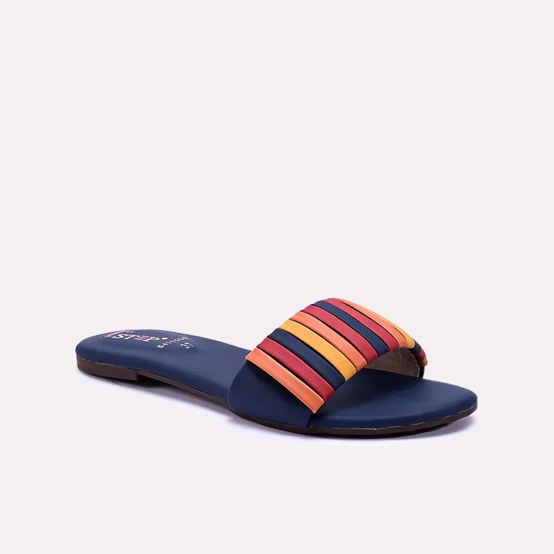 Gleam Blue Casual Flats 0411500