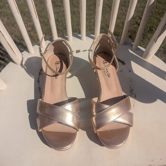 Gold Dress Shoes for Kids