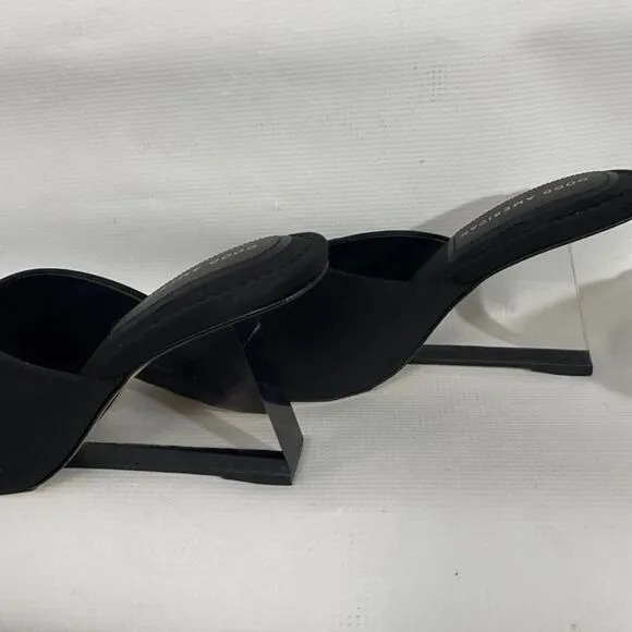 Good American Clear Wedge Sandal Neoprene Open Toe, 8.5 Slip On, GA368N-X, NWT