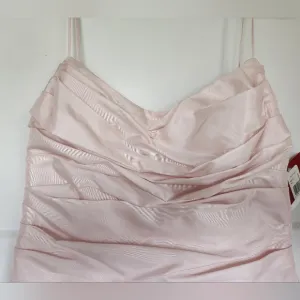 Gorgeous Pale Pink Prom Dress, Formal,  Spaghetti Straps, Size 8, Lined, NWT