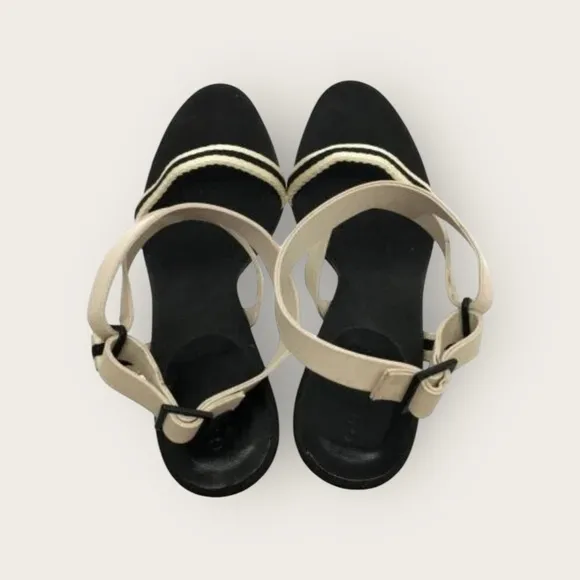 Gucci Black and Cream Heels Size 8.5