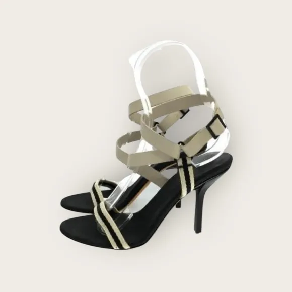 Gucci Black and Cream Heels Size 8.5