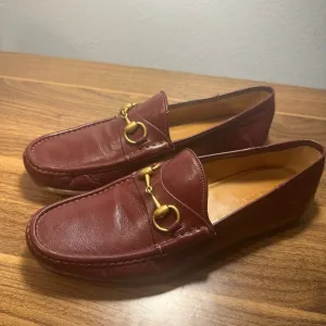 Gucci  Mens Horsebit Bordeaux  Loafer Size 8,5(actual size US 9,5-10.)