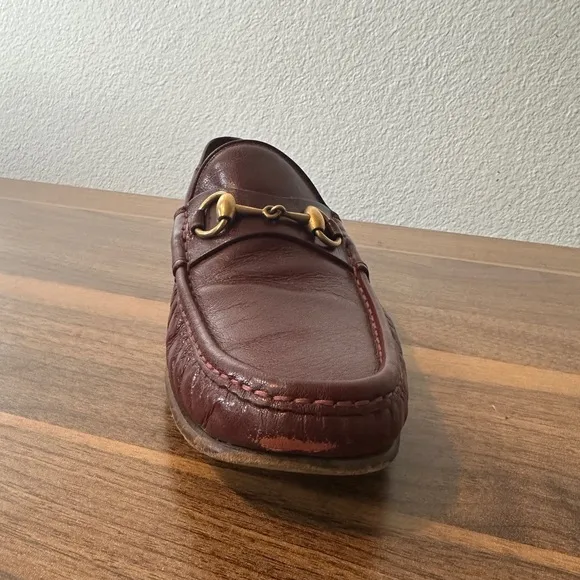 Gucci  Mens Horsebit Bordeaux  Loafer Size 8,5(actual size US 9,5-10.)