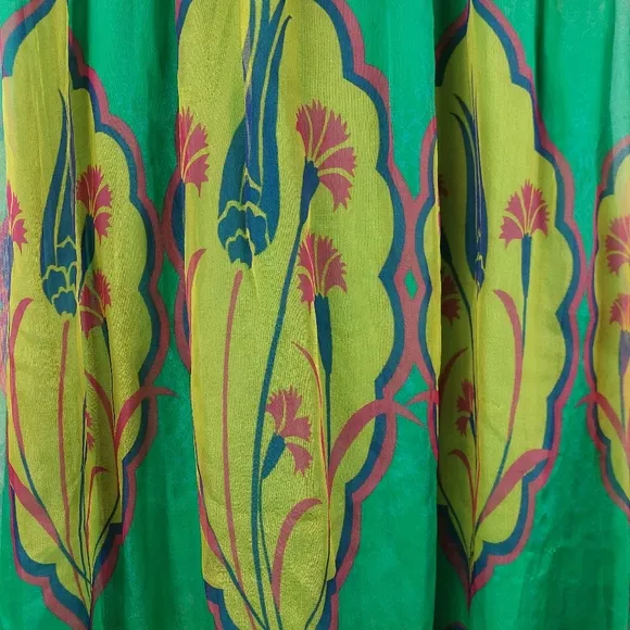 Hemant &amp; Nandita Mintzita Maxi Green Dress