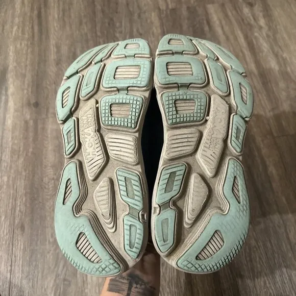 Hoka One One Mens Bondi 7 1110518 RTOS Blue Running Shoes Sneakers Size 10.5