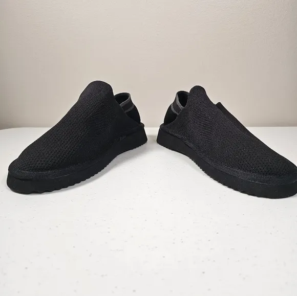 Hugo Boss Homium Slip-On Shoes Knitted Mules Comfort Flats Black Size Eur 41 NEW