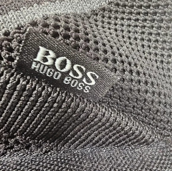 Hugo Boss Homium Slip-On Shoes Knitted Mules Comfort Flats Black Size Eur 41 NEW