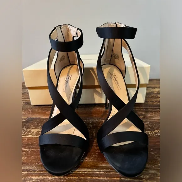 Imagine by Vince Camuto-black satin evening shoe-size 7.5