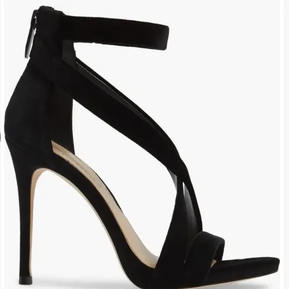 Imagine by Vince Camuto-black satin evening shoe-size 7.5