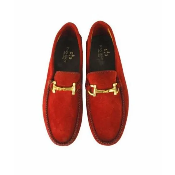 Italian Handmade Men's Leather Boot / Omar Red Men’s Italian Moccasin Loafers /