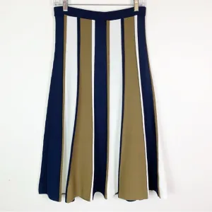 J. Crew Sweater Midi Skirt in Stripe