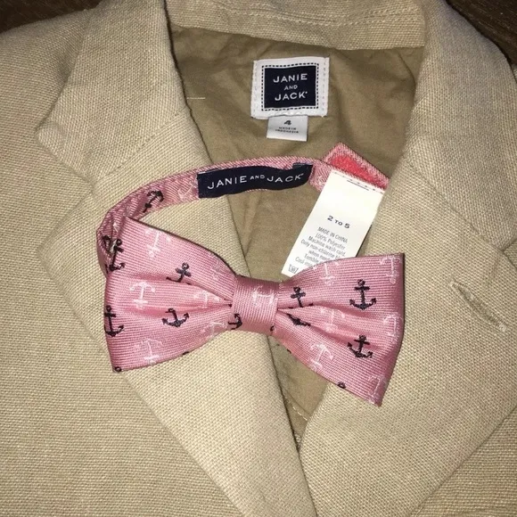 Janie And Jack Boys Linen Blazer, Shirt, Shoes ...