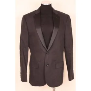 JCrew $388 Mens Ludlow 2 button Tuxedo Jacket 38 R Black chino wedding formal