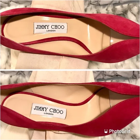JIMMY CHOO Baker 100 Suede Leather Heel Shoes  EU 39 / US 8.5  NEW with Box