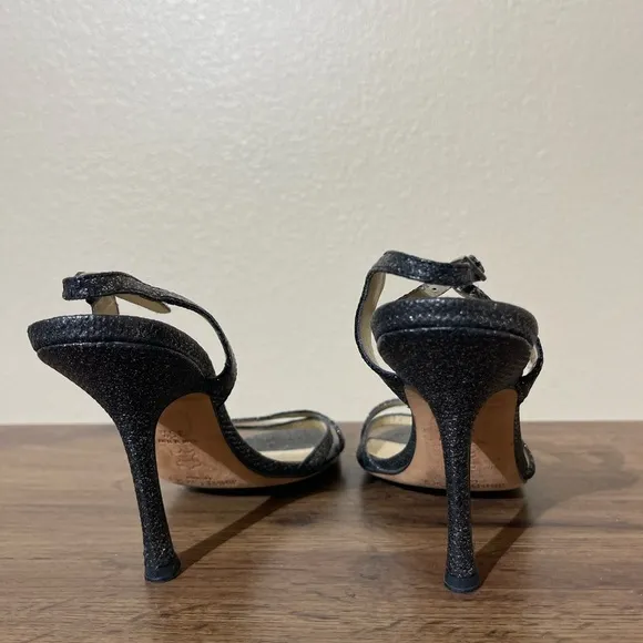 Jimmy Choo Black Strappy Heels