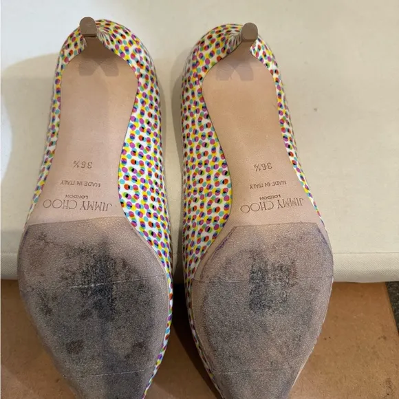 Jimmy Choo Polka Dot Women's 36 1/2