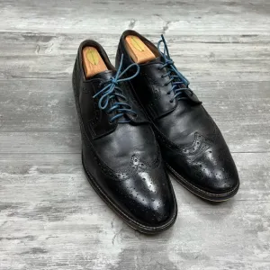 Johnston &amp; Murphy Black Wingtip Derbys 12 M