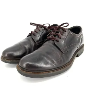 Johnston &amp; Murphy brown leather Men's Oxford Dress Shoes (10.5)