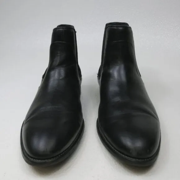 Johnston &amp; Murphy Chelsea Leather Dress Boots Footwear Shoes Men's 9.5 M
