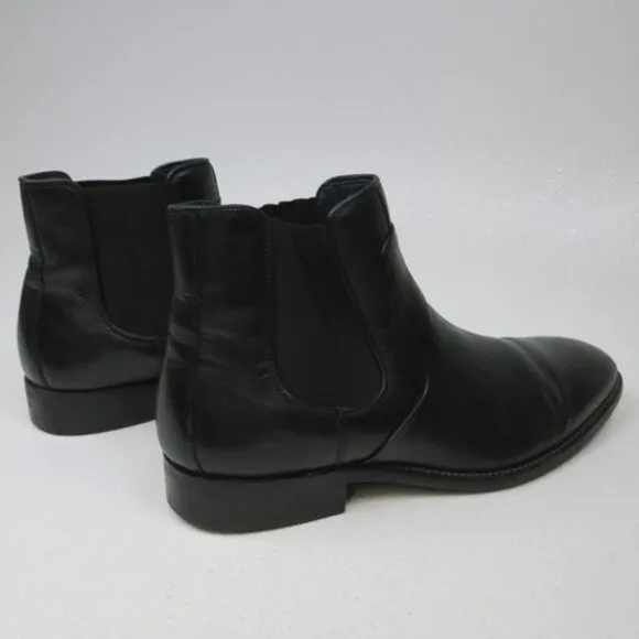 Johnston &amp; Murphy Chelsea Leather Dress Boots Footwear Shoes Men's 9.5 M