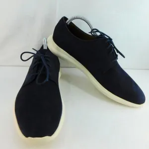 Johnston &amp; Murphy Henning Plain Toe Men's Navy Nubuck Size 10 New Shoes