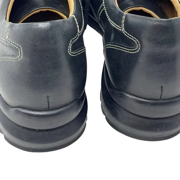 Johnston &amp; Murphy Schuler Men’s Size 11 black Bicycle toe Shoes
