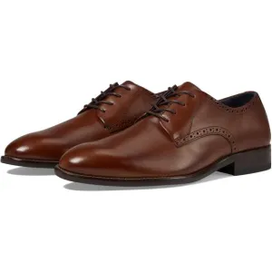 Johnston &amp; Murphy Size 9 M Tan Full Grain Stockton Plain Toe Dress Shoes K10-15