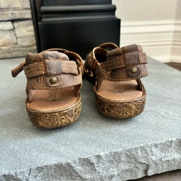 Josef Seibel Women Sz 37 (US 6-6.5) Rosalie 13 Brandy Leather Closed Toe Shoes