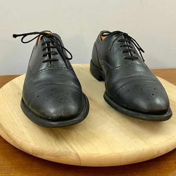 Joseph Cheaney &amp; Sons Men’s US 10.5 UK 9.5 Black Calf Leather Oxford Brogue