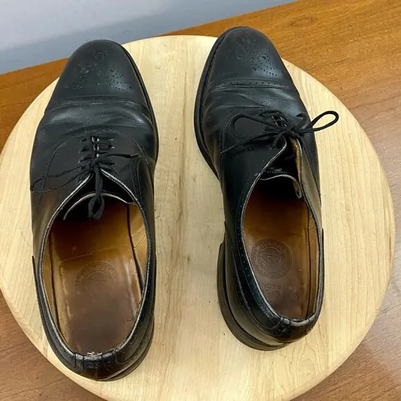Joseph Cheaney &amp; Sons Men’s US 10.5 UK 9.5 Black Calf Leather Oxford Brogue