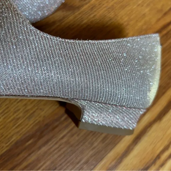 Kate Spade Canvas Glitter Accents Mary Jane Flats