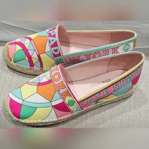 Kate Spade Colorful Espadrille Flats